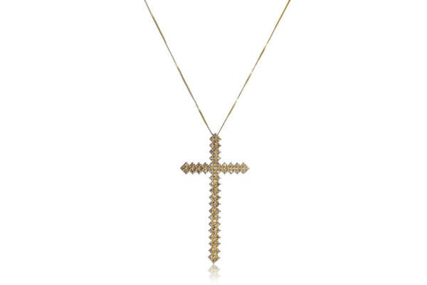 Colar com Cruz Banhado em Ouro 18k (CL0050) - Image 4